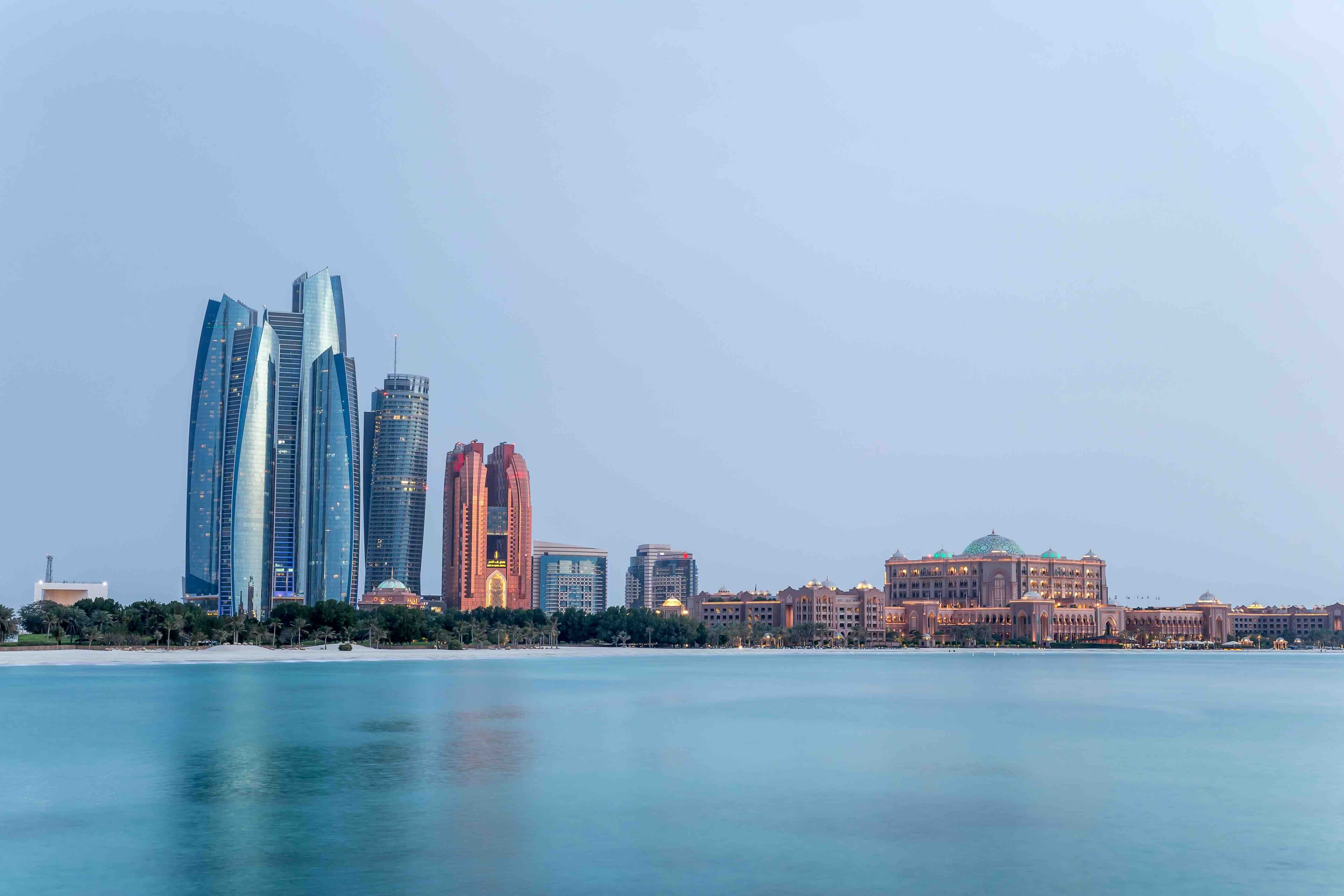 Abu Dhabi landmark waterfront